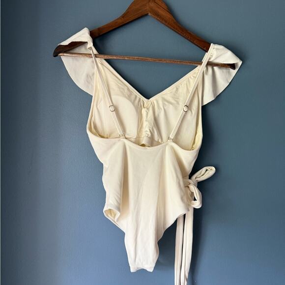 NEW Toluca Isabella Wrap Ivory Swimsuit - Picture 4 of 6